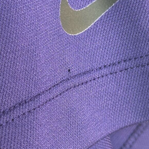 NFL Nike On Field Apparel Baltimore Ravens Purple Polo Short sleeve Sz L Dri Fit - Picture 5 of 9